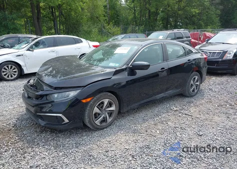 2019 Honda Civic Lx из США, поврежденный, VIN 2HGFC2F69KH524935